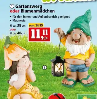 Thomas Philipps Gartenzwerg oder Blumenmädchen Angebot