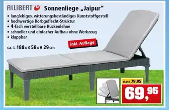 Thomas Philipps Allibert Sonnenliege ,,Jaipur" Angebot