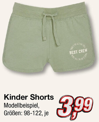 KiK Kinder Shorts Angebot