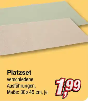 KiK Platzset Angebot