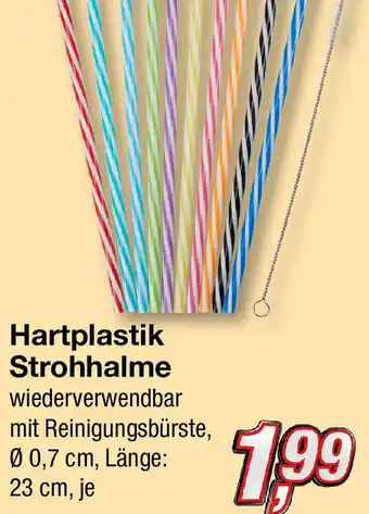 KiK Hartplastik Strohhalme Angebot