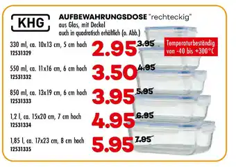 Möbel Kraft KHG Aufbewahrungsdose rechteckig Angebot