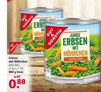 Multi Markt Erbsen mit Möhrchen Angebot