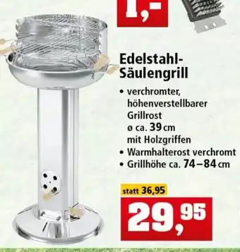 Thomas Philipps Edelstahl Säulengrill Angebot