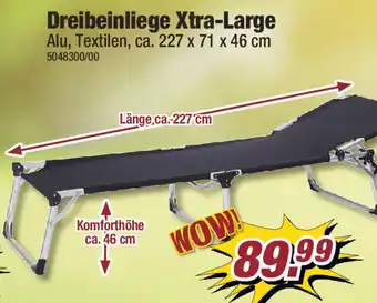 Poco Dreibeinliege Xtra-Large Angebot