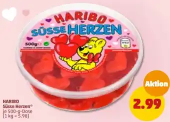 PENNY HARIBO Süsse Herzen 500-g-Dose Angebot