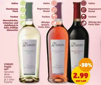 PENNY D'AMATI Puglia IGP 1 Liter Flasche Angebot