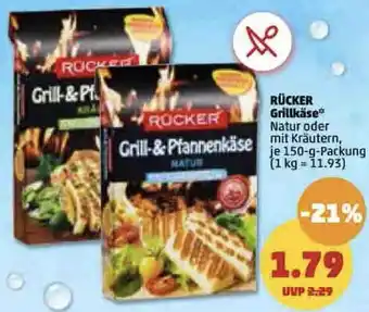 PENNY RÜCKER Grillkäse 150 g Packung Angebot