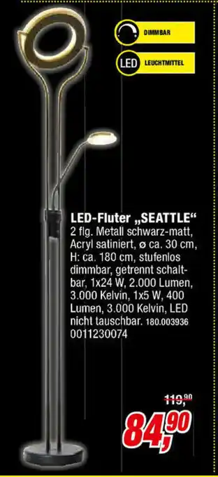 Opti Wohnwelt LED Fluter Seattle Angebot