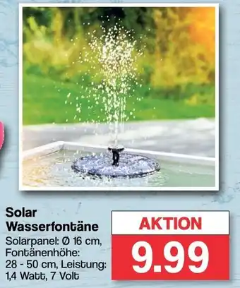 Famila Nord West Solar Wasserfontäne Angebot