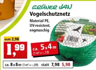 Thomas Philipps Grüner Jan Vogelschutznetz Angebot