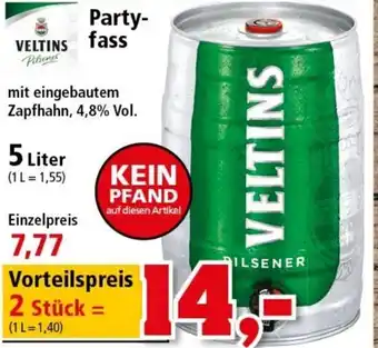 Thomas Philipps Veltins Pilsener Partyfass 5L Angebot