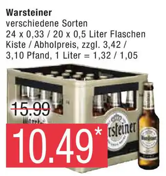 Marktkauf Warsteiner 24*330/20*500ml Angebot