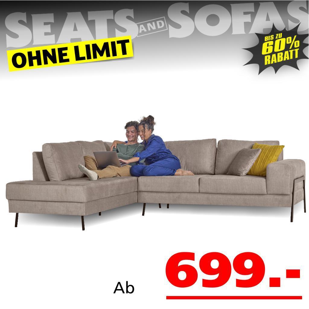 Seats and sofas porto ecksofa Angebot bei Seats and Sofas