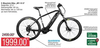 Marktkauf maxtron E-Mountain Bike ,,MT-15 X" Radgröße: 27,5" Angebot