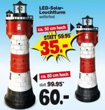 Repo Markt LED-Solar-Leuchtturm Angebot