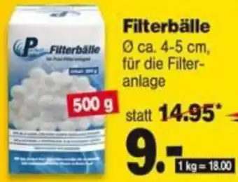 Repo Markt Filterbälle 500 g Angebot