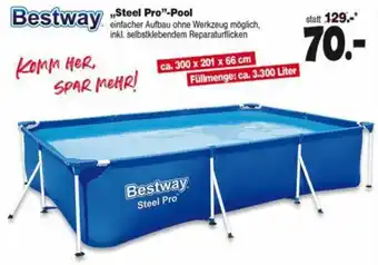 Repo Markt Bestway Steel Pro" Pool Angebot