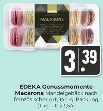 Hieber's Frische Center EDEKA Genussmomente Macarons 144-g-Packung Angebot