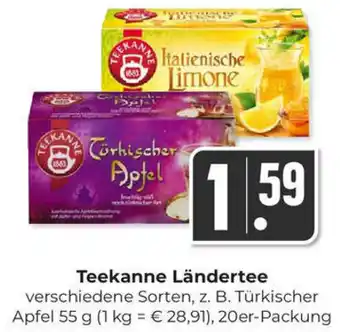 Hieber's Frische Center Teekanne Ländertee 20er-Packung Angebot