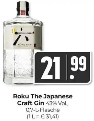 Hieber's Frische Center Roku The Japanese Craft Gin 0,7-L-Flasche Angebot