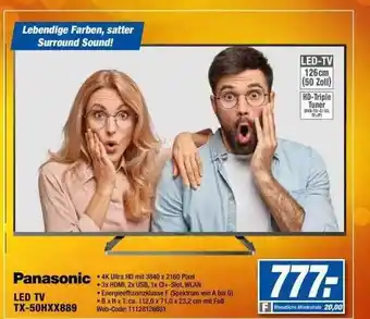 Expert Panasonic Led Tv Tx-50hxx889 Angebot