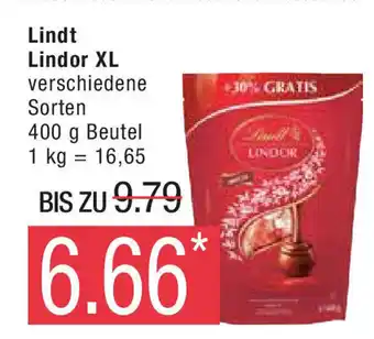 Marktkauf Lindt Lindor XL 400 g Angebot