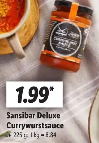 Lidl Sansibar Deluxe Currywurstsauce 225 g Angebot