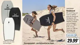 Lidl SANSIBAR Bodyboard Angebot