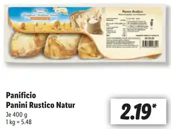 Lidl Panificio Panini Rustico Natur 400 g Angebot