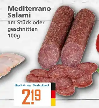 Klaas und Kock drilander Mediterrano Salami 100g Angebot