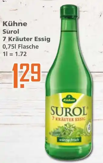 Klaas und Kock Kühne Surol 7 Kräuter Essig 750ml Angebot