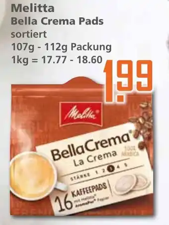 Klaas und Kock Melitta Bella Crema Pads 107-112g Angebot