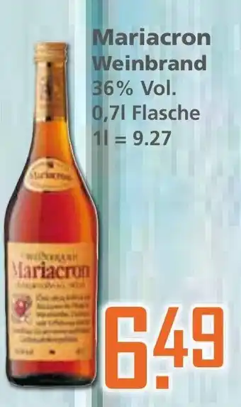 Klaas und Kock Mariacron Weinbrand 700ml Angebot