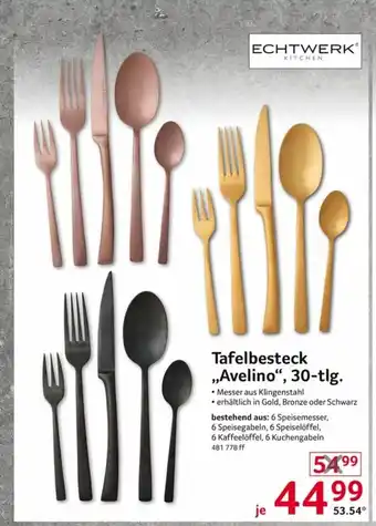 Selgros Tafelbesteck Avelino 30 tlg Angebot