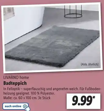 Lidl LIVARNO home Badteppich Angebot