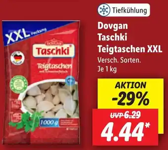 Lidl Dovgan Taschki Teigtaschen XXL 1 kg Angebot