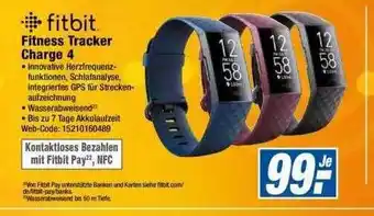 Expert Fitbit Fitness Tracker Charge 4 Angebot