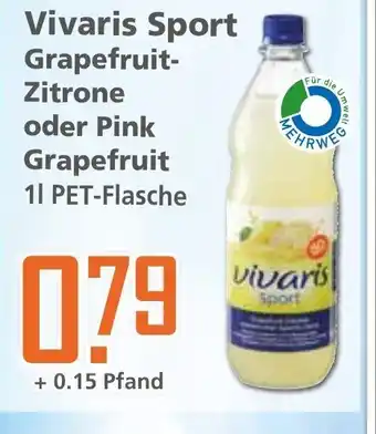 Klaas und Kock Vivaris Sport Grapefruit-Zitrone oder Pink Grapefruit 1L Angebot