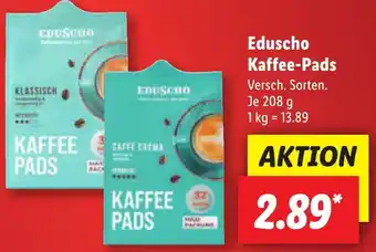 Lidl Eduscho Kaffee-Pads 208 g Angebot