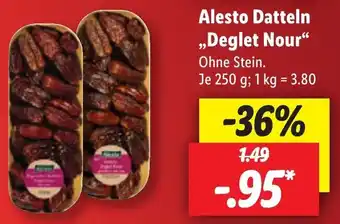 Lidl Alesto Datteln ,,Deglet Nour" 250 g Angebot