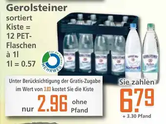 Klaas und Kock Gerolsteiner 12*1L Angebot