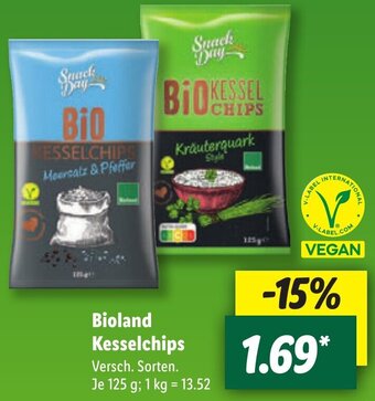 Lidl Bioland Kesselchips 125 g Angebot