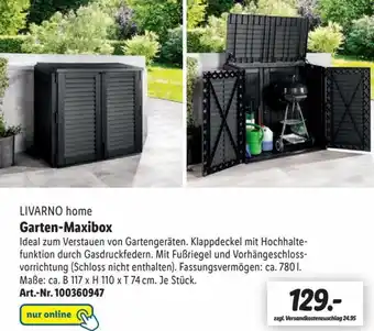 Lidl LIVARNO home Garten-Maxibox Angebot