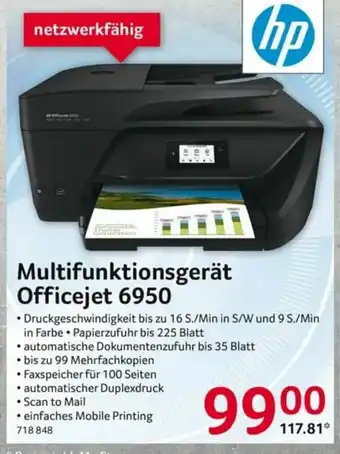 Selgros HP Multifunktionsgerät Officejet 6950 Angebot