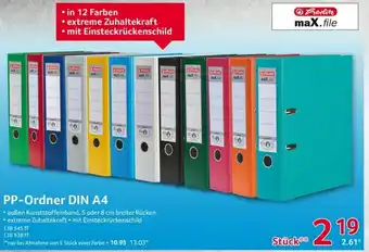 Selgros PP Ordner DIN A4 Angebot