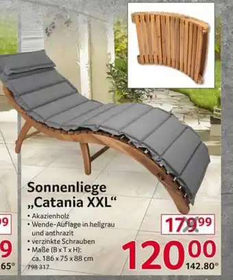 Selgros Sonnenliege Catania XXL Angebot