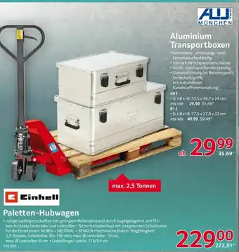 Selgros Einhell Paletten Hubwagen Angebot