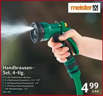 Selgros Handbrausen Set 4tlg Angebot