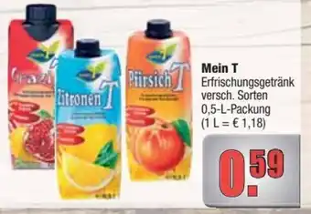 Profi Getränke Mein T Erfrischungsgetränk 0,5 L Packung Angebot